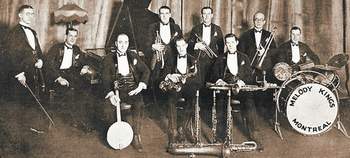 Melody Kings Dance Orchestra, 1925. Detail from cover of music sheet.